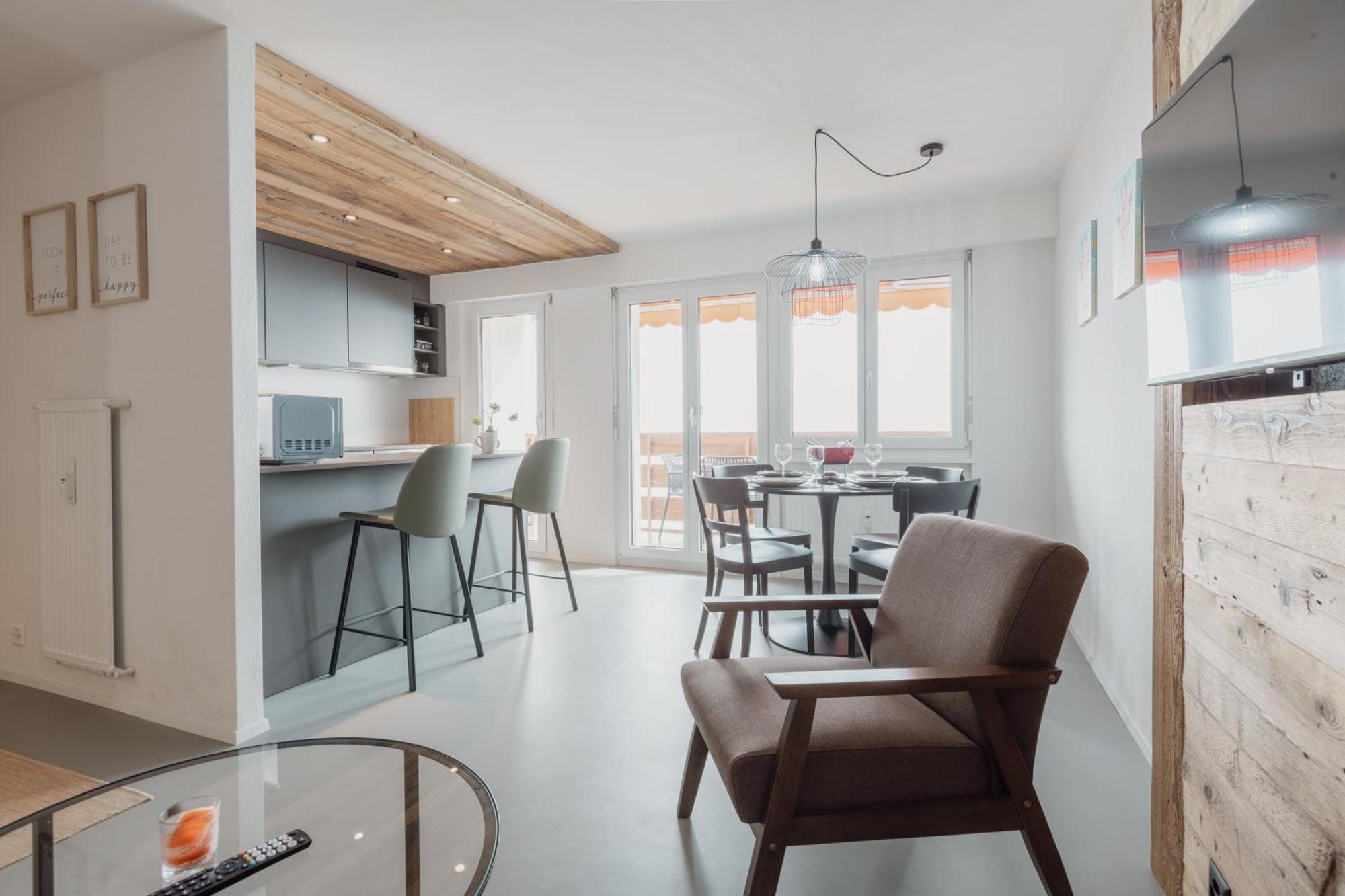 Magnifique Appartement Proche Du Centre Crans-Montana Buitenkant foto