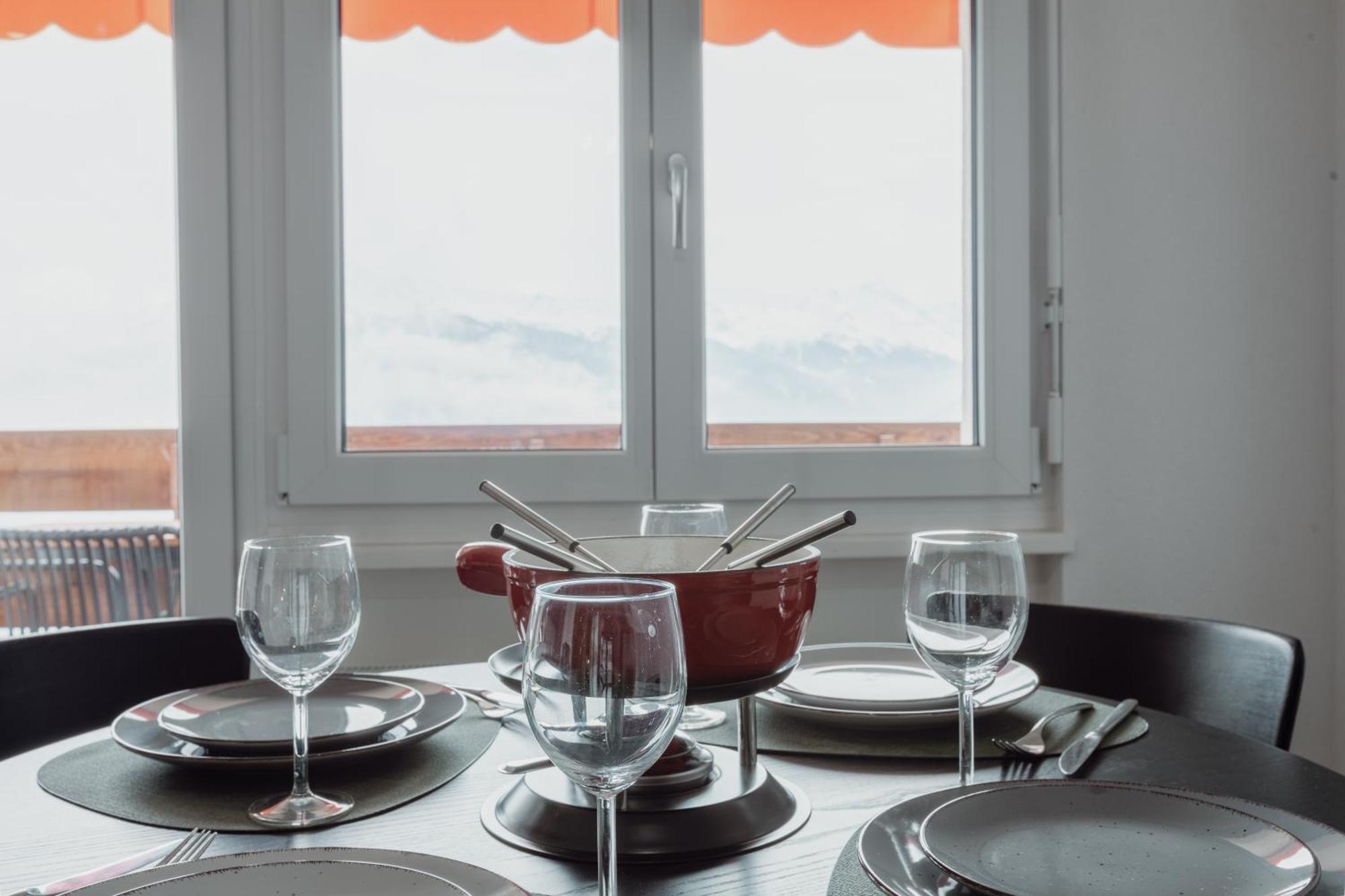 Magnifique Appartement Proche Du Centre Crans-Montana Buitenkant foto